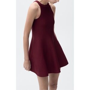 MANGO ~PEPLUM KNITTED DRESS (NWT)